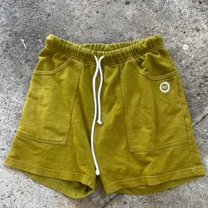 Lightweight Sweat Shorts in Olive Green